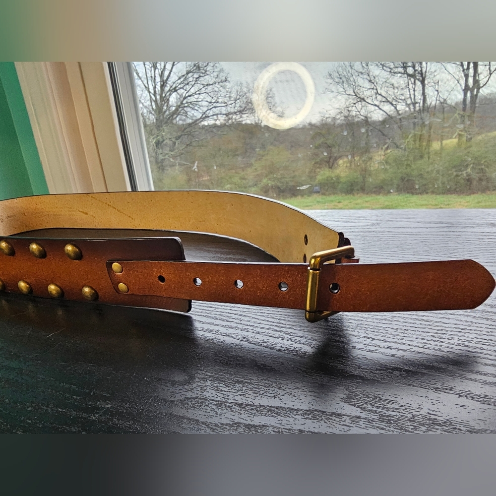 No Boundaries Brown Studded Belt Women's Size XL - Picture 4 of 13